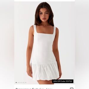 Peppermayo White Mini Dress